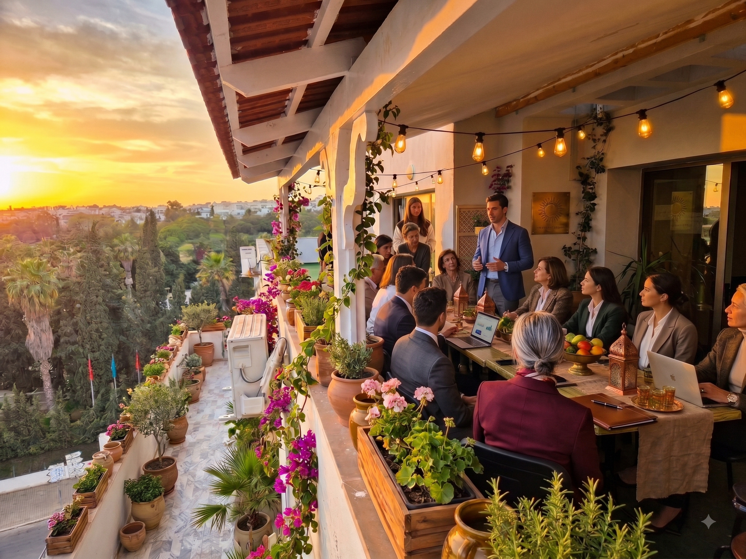Rooftop terrace